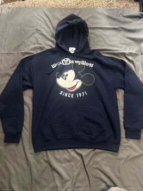Disney Navy Mickey Mouse Pullover Hoodie